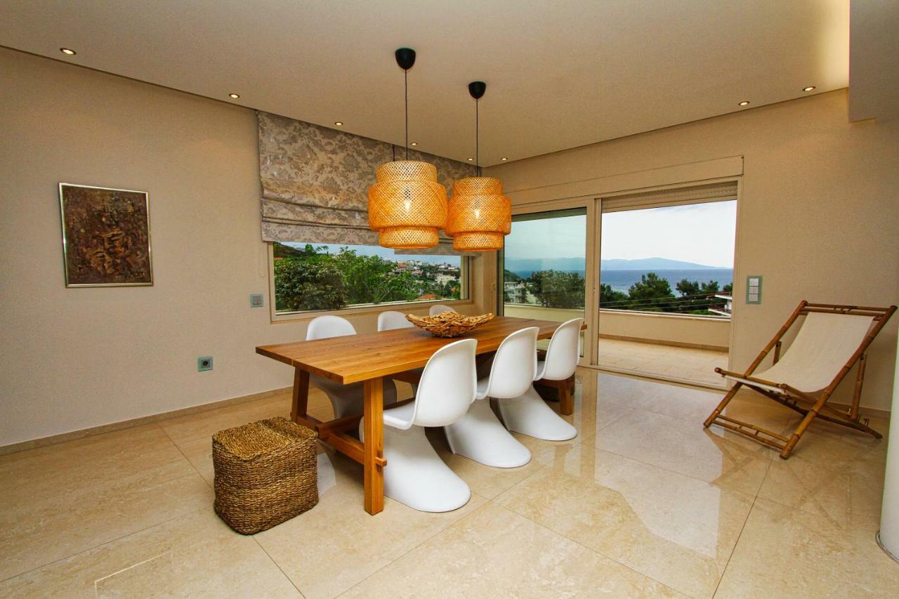 Aerides Luxury Villa Palaiontsiflikion Exterior foto