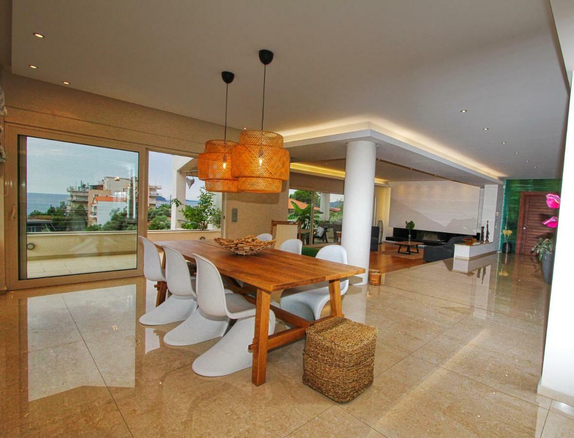 Aerides Luxury Villa Palaiontsiflikion Exterior foto