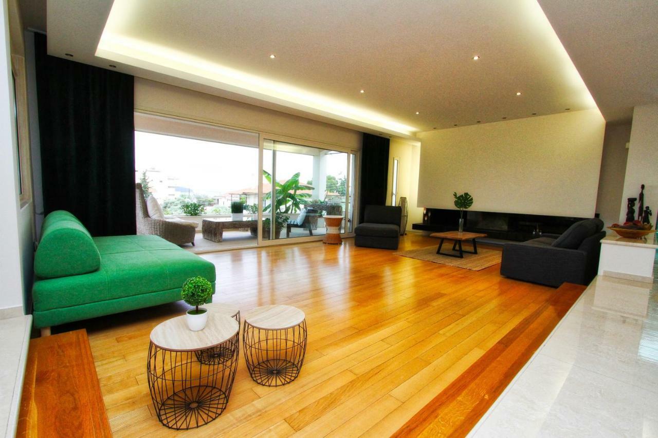 Aerides Luxury Villa Palaiontsiflikion Exterior foto